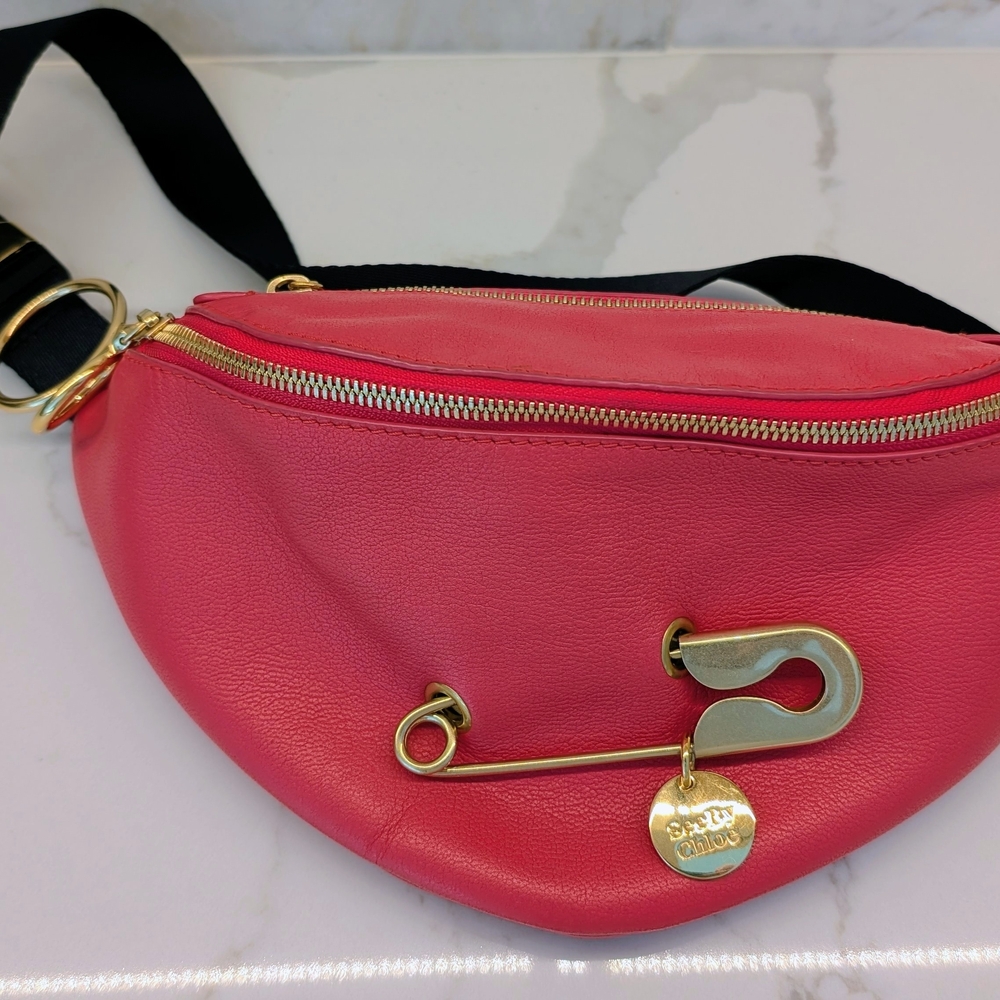 See By Chloe Pink Leather Belt Bag